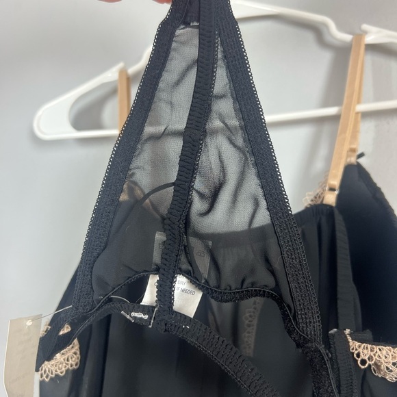 NWT Linea Donatella Pleated Babydoll Chemise Large - Picture 9 of 9